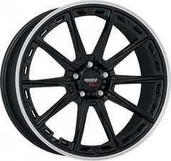 Dotz Sonoma black matt/polished lip Alufelge 8.5x19 Zoll ET45 LK 5x114.3 ML71.6