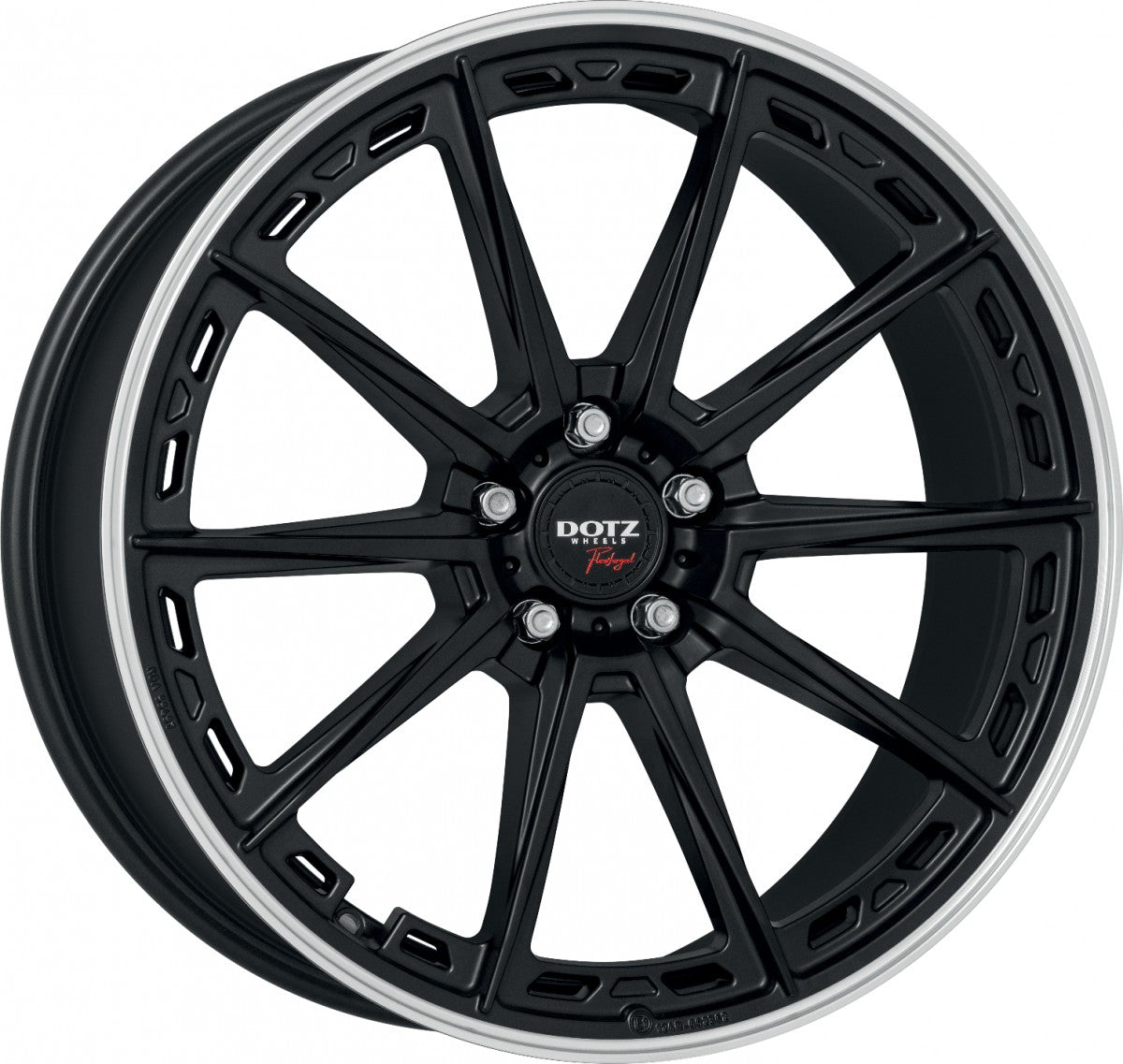 Dotz Sonoma black matt/polished lip Alufelge 8x20 Zoll ET41 LK 5x112 ML57.1