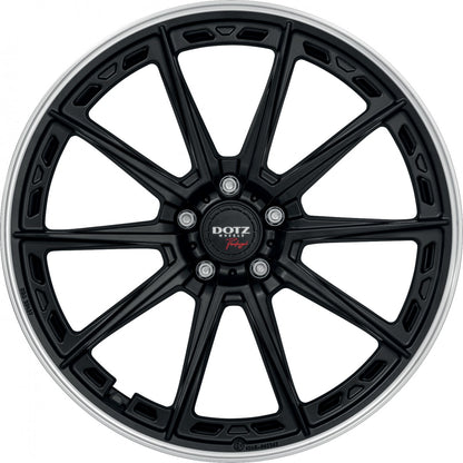 Dotz Sonoma black matt/polished lip Alufelge 8x20 Zoll ET41 LK 5x112 ML57.1 – Bild 2