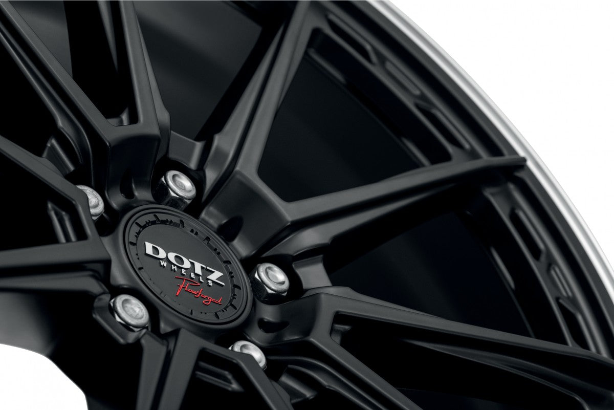 Dotz Sonoma black matt/polished lip Alufelge 8x20 Zoll ET41 LK 5x112 ML57.1 – Bild 4