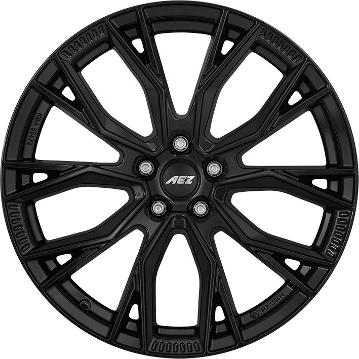AEZ Toronto black Alufelge 8x19 Zoll ET50 LK 5x130 ML71.6 – Bild 2