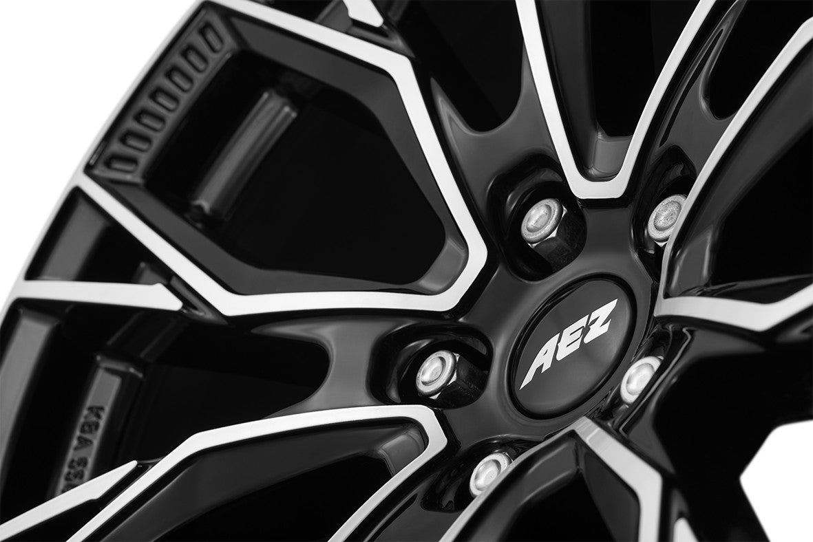 AEZ Toronto black/polished Alufelge 8x18 Zoll ET39 LK 5x112 ML66.6 – Bild 8