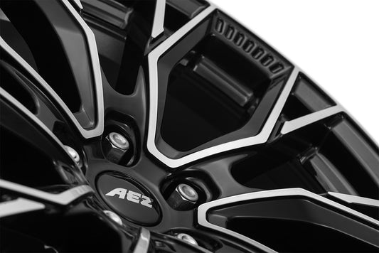 AEZ Toronto black/polished 8x19 ET45 - LK5/112 ML57.1