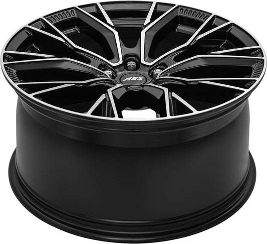 AEZ Toronto black/polished 8x19 ET46 - LK5/112 ML66.6