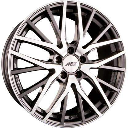 AEZ Panama DARK - Gunmetal Polished Alufelge 8.5x19 Zoll ET38 LK 5x120 ML72.6 – Bild 2