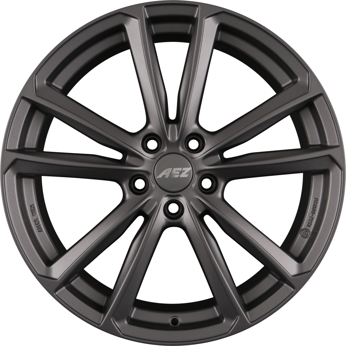 AEZ Tioga GRAPHITE - Graphite Matt Alufelge 7x17 Zoll ET48 LK 5x112 ML70.1