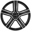 Dezent KG black/polished Alufelge 8x18 Zoll ET44.9 LK 5x112 ML66.6