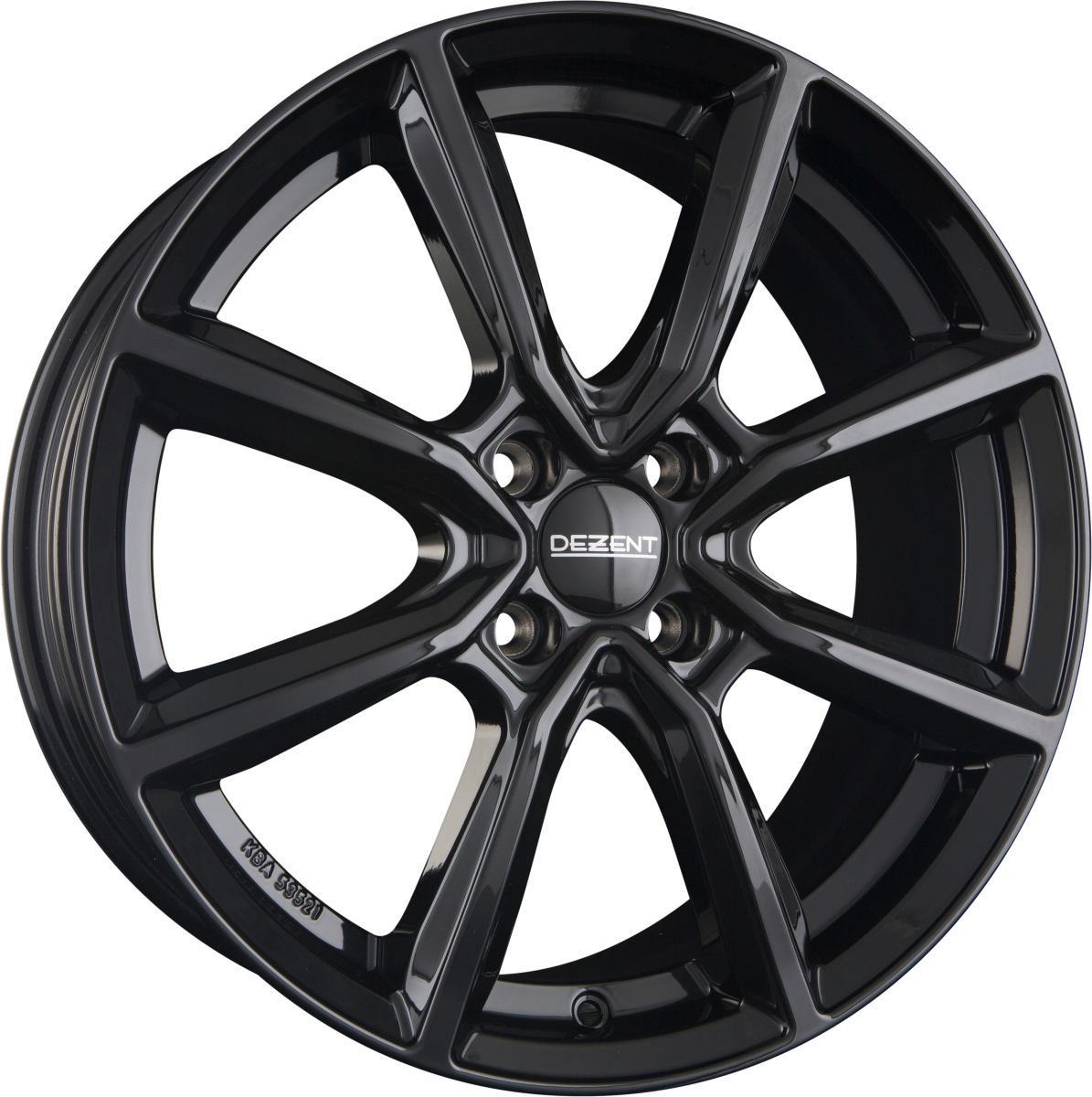 Dezent TN black Alufelge 7x18 Zoll ET41 LK 4x98 ML58.1 – Bild 6