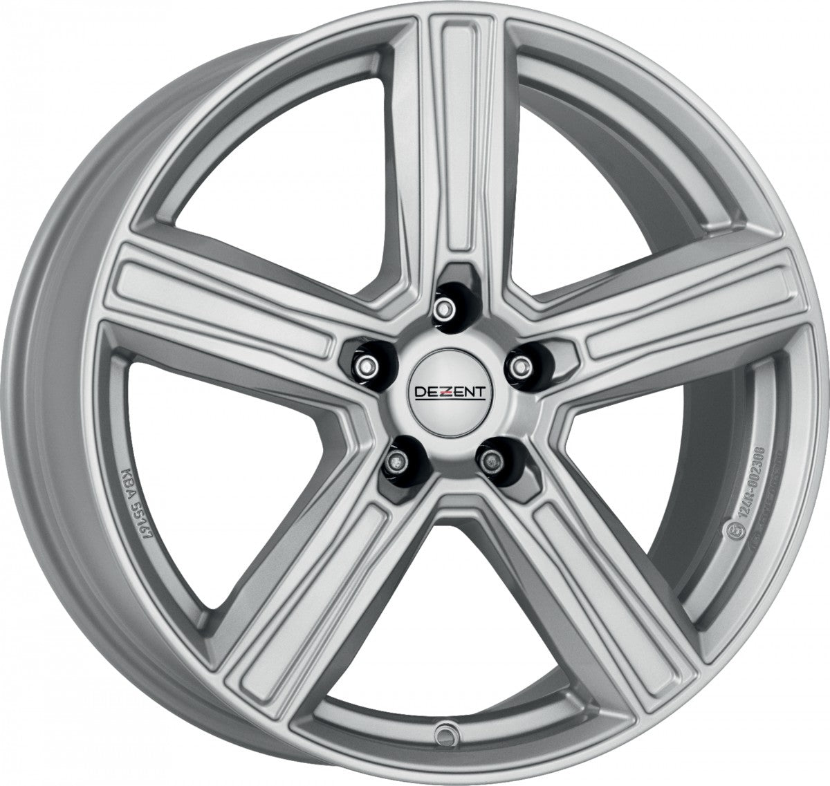 Dezent KG silver Alufelge 6.5x18 Zoll ET44.5 LK 5x112 ML66.6