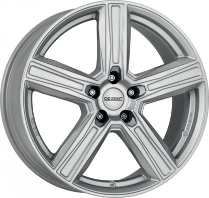 Dezent KG silver Alufelge 6.5x18 Zoll ET44.5 LK 5x112 ML66.6