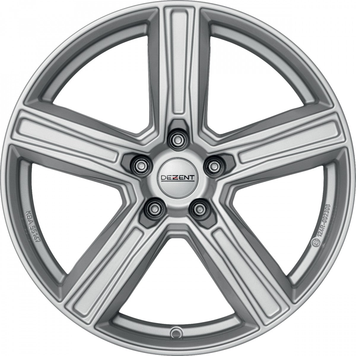 Dezent KG silver Alufelge 6.5x18 Zoll ET44.5 LK 5x112 ML66.6 – Bild 2
