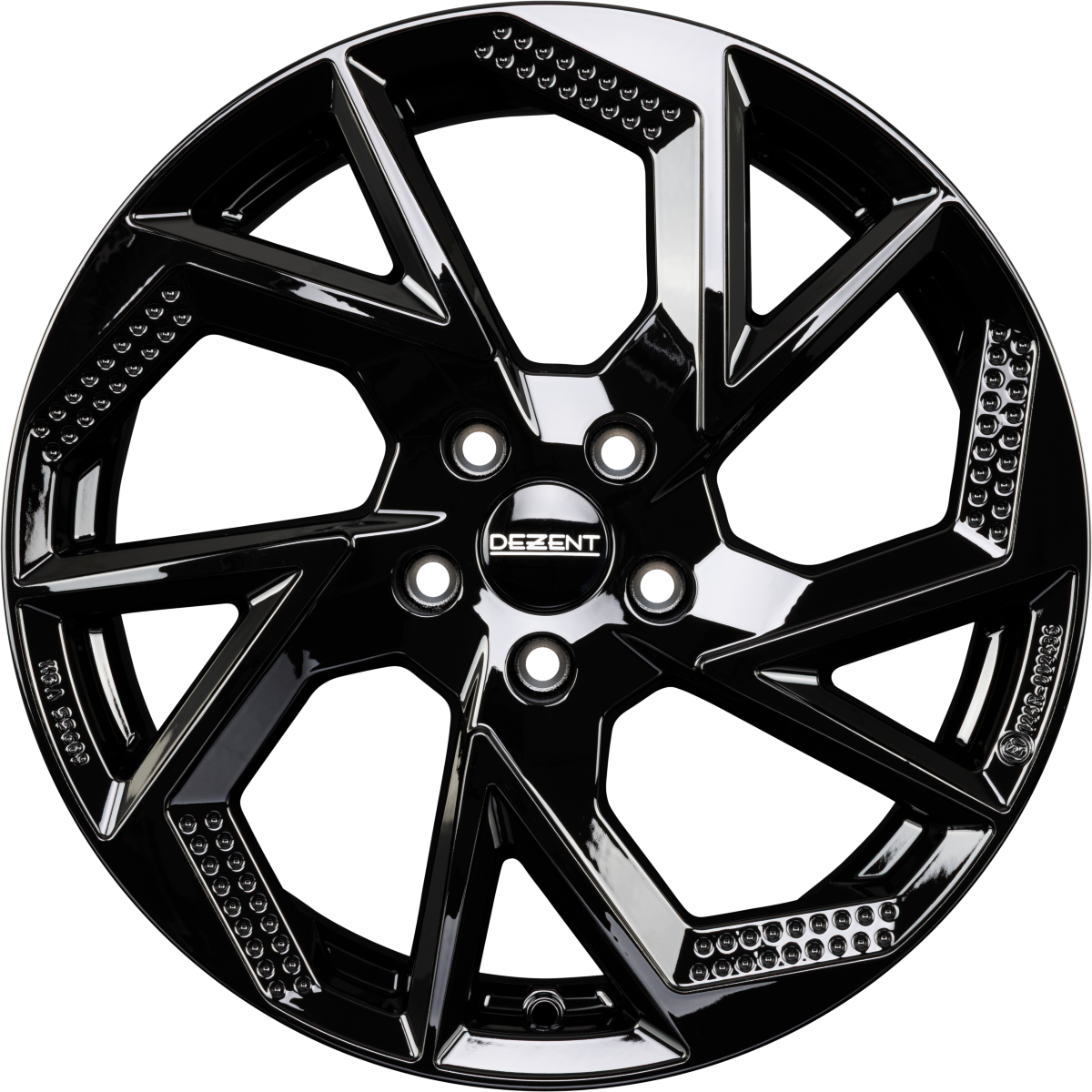 Dezent AP black Alufelge 7x17 Zoll ET47.5 LK 5x108 ML63.4 – Bild 6