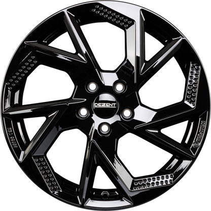 Dezent AP black Alufelge 7x17 Zoll ET47.5 LK 5x108 ML63.4 – Bild 6