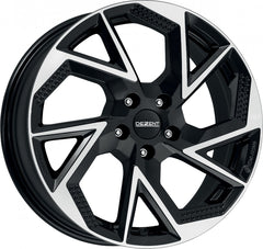 Dezent AP black/polished Alufelge 6.5x17 Zoll ET46 LK 5x112 ML57.1