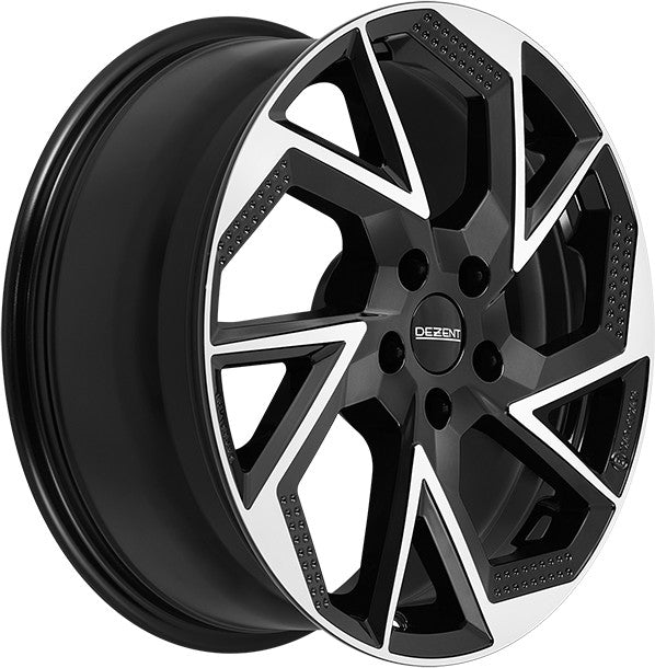 Dezent AP black/polished 6.5x17 ET30 - LK5/114.3 ML60.1