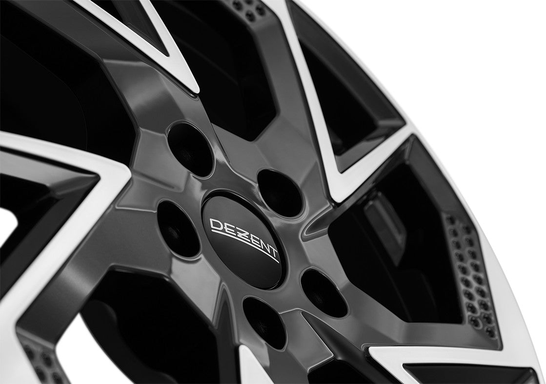 Dezent AP black/polished 6.5x17 ET30 - LK5/114.3 ML60.1