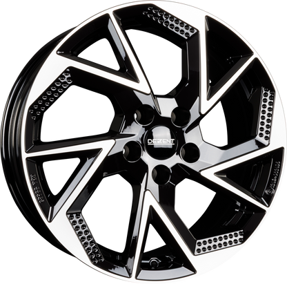 Dezent AP black/polished Alufelge 7x18 Zoll ET45 LK 5x114.3 ML67.1 – Bild 7