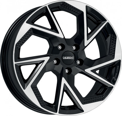 Dezent AP black/polished Alufelge 7.5x18 Zoll ET50 LK 5x112 ML57.1