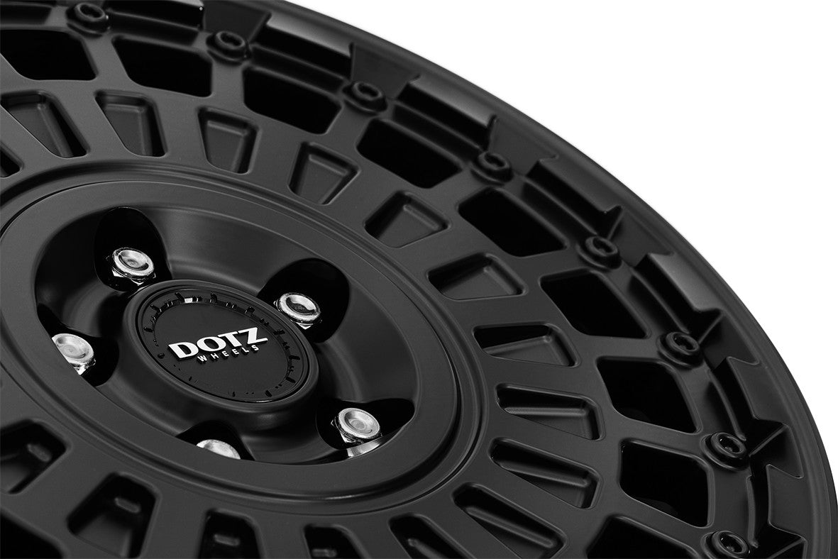 Dotz Talara black matt 8x17 ET45 - LK5/120 ML65.1