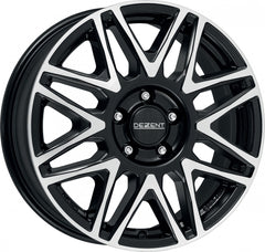 Dezent KH black/polished Alufelge 7x17 Zoll ET50 LK 6x130 ML84.1