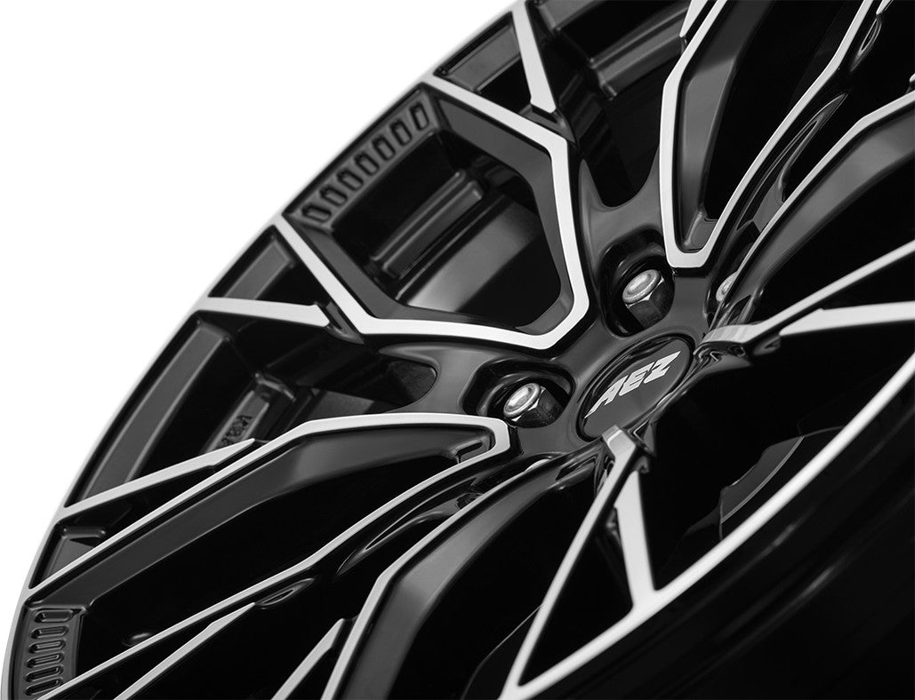 AEZ Toronto black/polished Alufelge 8x18 Zoll ET40 LK 5x112 ML66.6 – Bild 6
