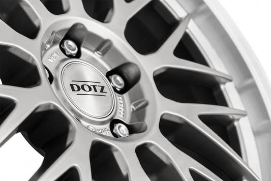 Dotz Bilbao silver/polished lip 8x17 ET34 - LK5/120 ML72.6
