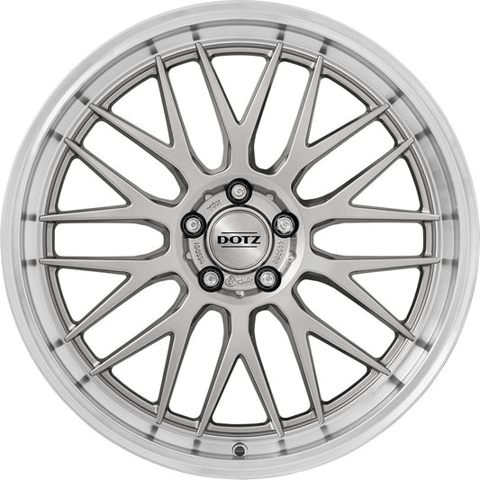 Dotz Bilbao silver/polished lip 8x18 ET48 - LK5/108 ML65.1