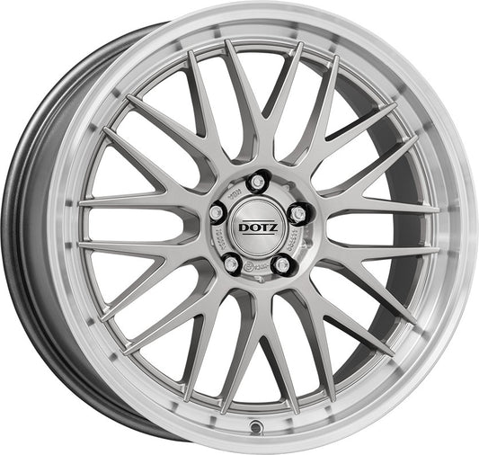 Dotz Bilbao silver/polished lip 8.5x19 ET35 - LK5/112 ML66.6