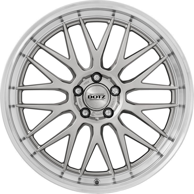 Dotz Bilbao silver/polished lip Alufelge 8x20 Zoll ET47 LK 5x112 ML57.1 – Bild 2