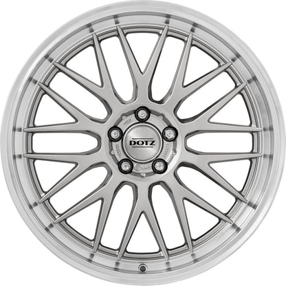 Dotz Bilbao silver/polished lip Alufelge 8x20 Zoll ET47 LK 5x112 ML57.1 – Bild 2