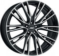 AEZ Seattle black/polished 9x22 ET43 - LK5/108 ML63.4