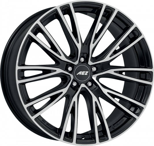AEZ Seattle black/polished 10.5x20 ET28 - LK5/132 ML66.6