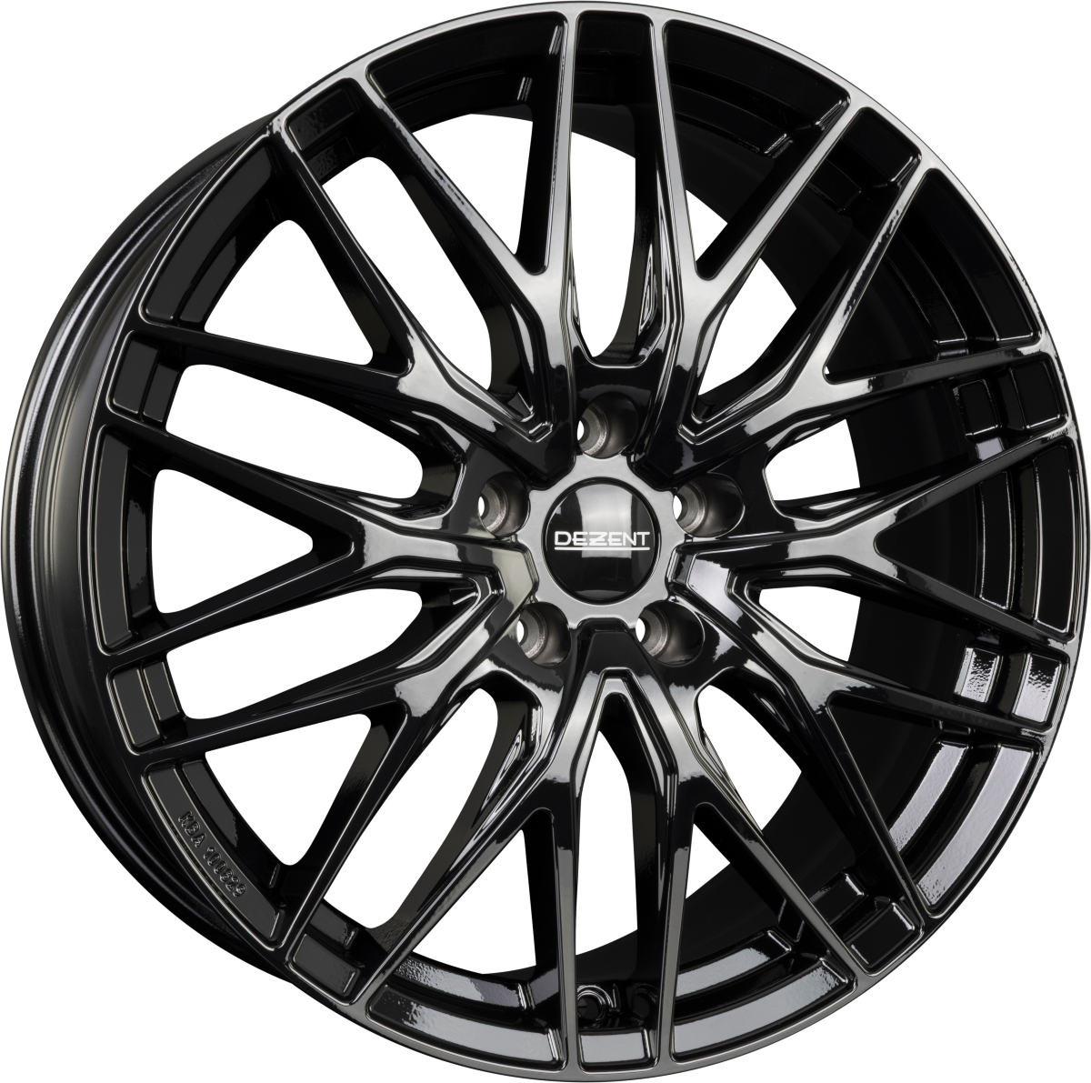 Dezent KY black Alufelge 6.5x17 Zoll ET39 LK 5x100 ML57.1 – Bild 6