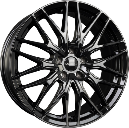 Dezent KY black Alufelge 6.5x17 Zoll ET39 LK 5x100 ML57.1 – Bild 6