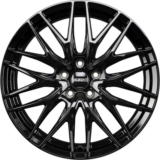 Dezent KY BLACK - Schwarz Glänzend Alufelge 6.5x18 Zoll ET32 LK 5x114.3 ML66.1