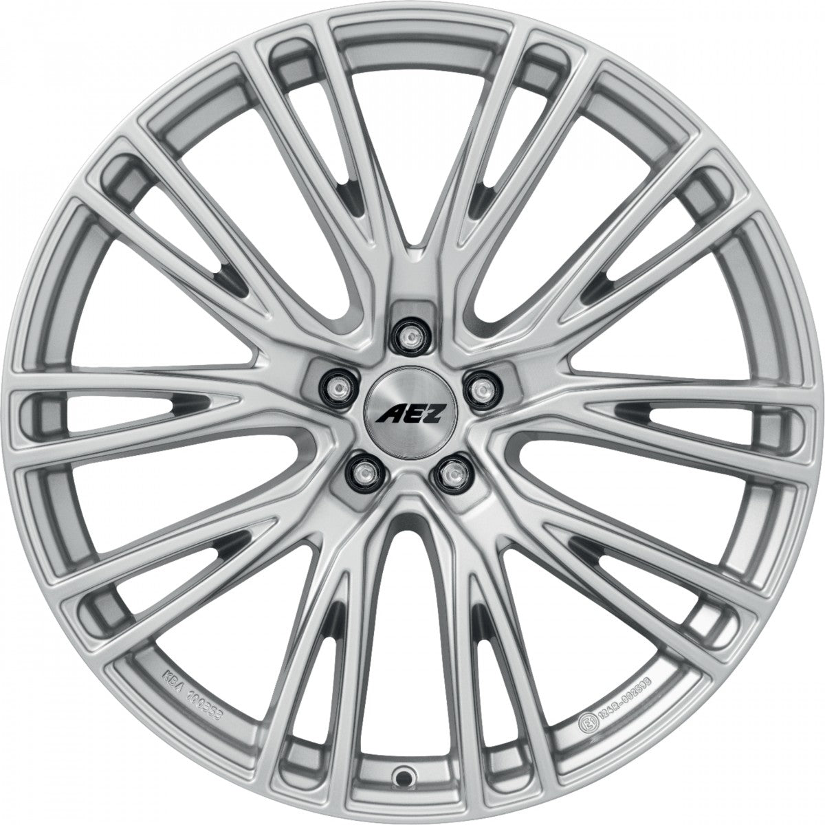AEZ Seattle silver Alufelge 9x21 Zoll ET38.5 LK 5x108 ML63.4 – Bild 2
