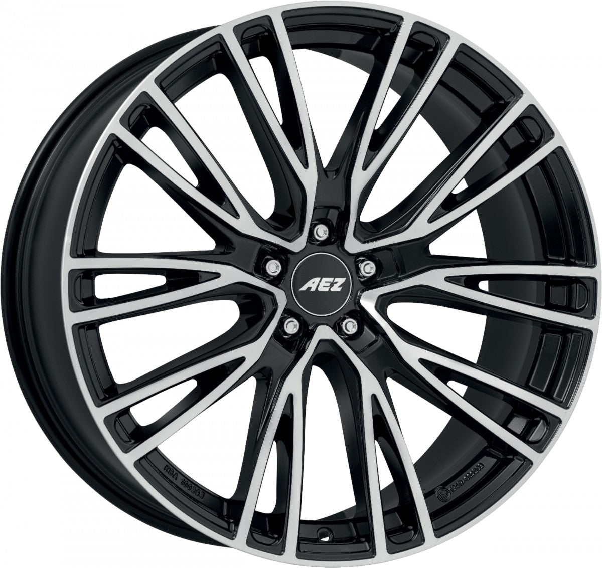 AEZ Seattle black/polished Alufelge 8.5x21 Zoll ET27 LK 5x130 ML66.6