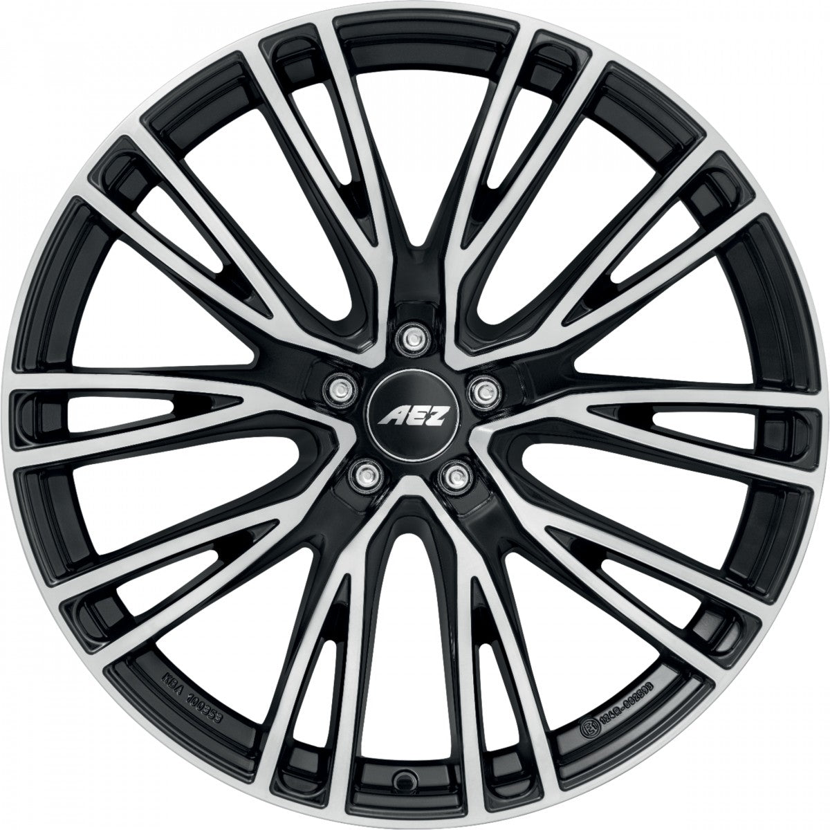 AEZ Seattle black/polished Alufelge 8.5x21 Zoll ET27 LK 5x130 ML66.6 – Bild 2