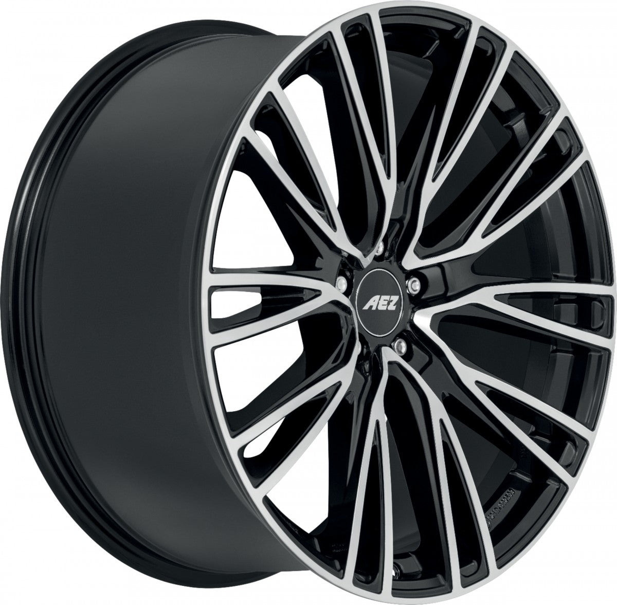 AEZ Seattle black/polished Alufelge 8.5x21 Zoll ET27 LK 5x130 ML66.6 – Bild 3