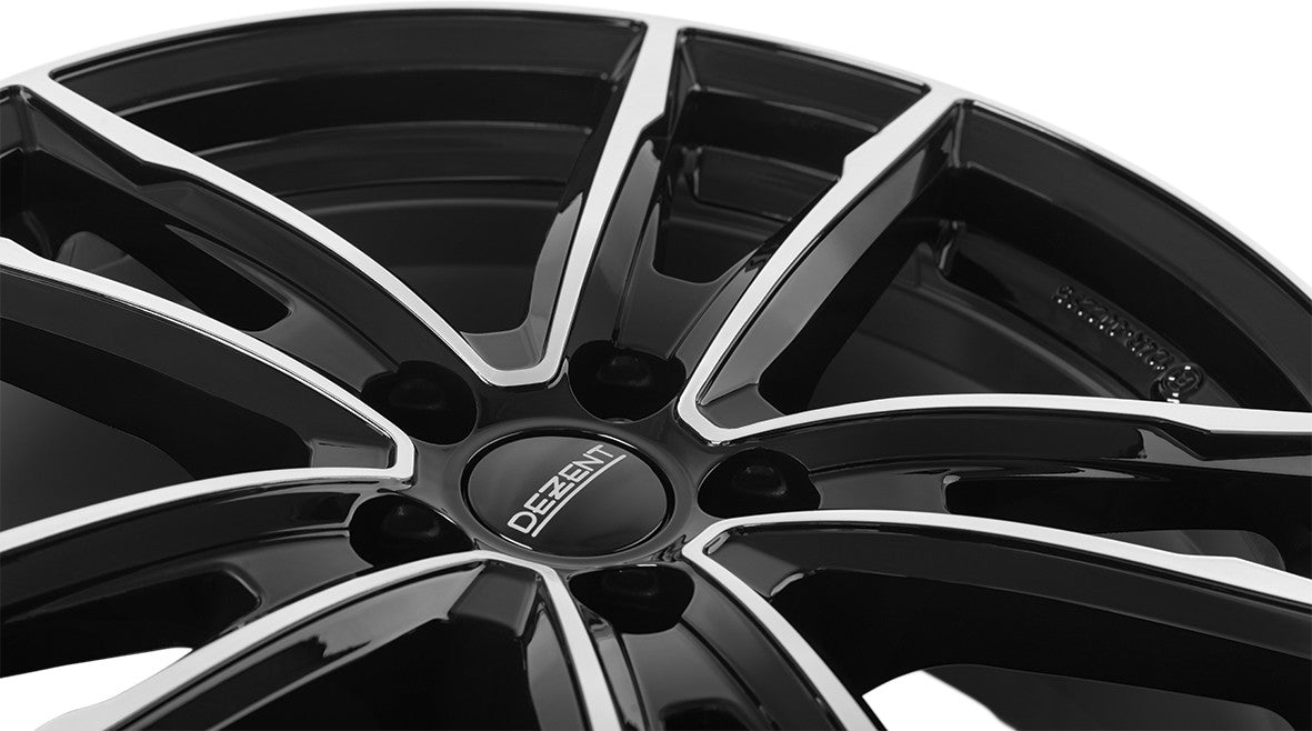 Dezent KF black/polished 7.5x18 ET47 - LK5/108 ML65.1