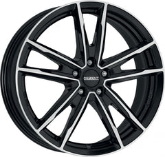Dezent KF DARK - Schwarz Frontpoliert Alufelge 7x19 Zoll ET45 LK 5x114.3 ML60.1