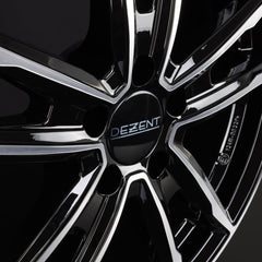 Dezent KF DARK - Schwarz Frontpoliert Alufelge 6.5x17 Zoll ET36 LK 5x114.3 ML66.1