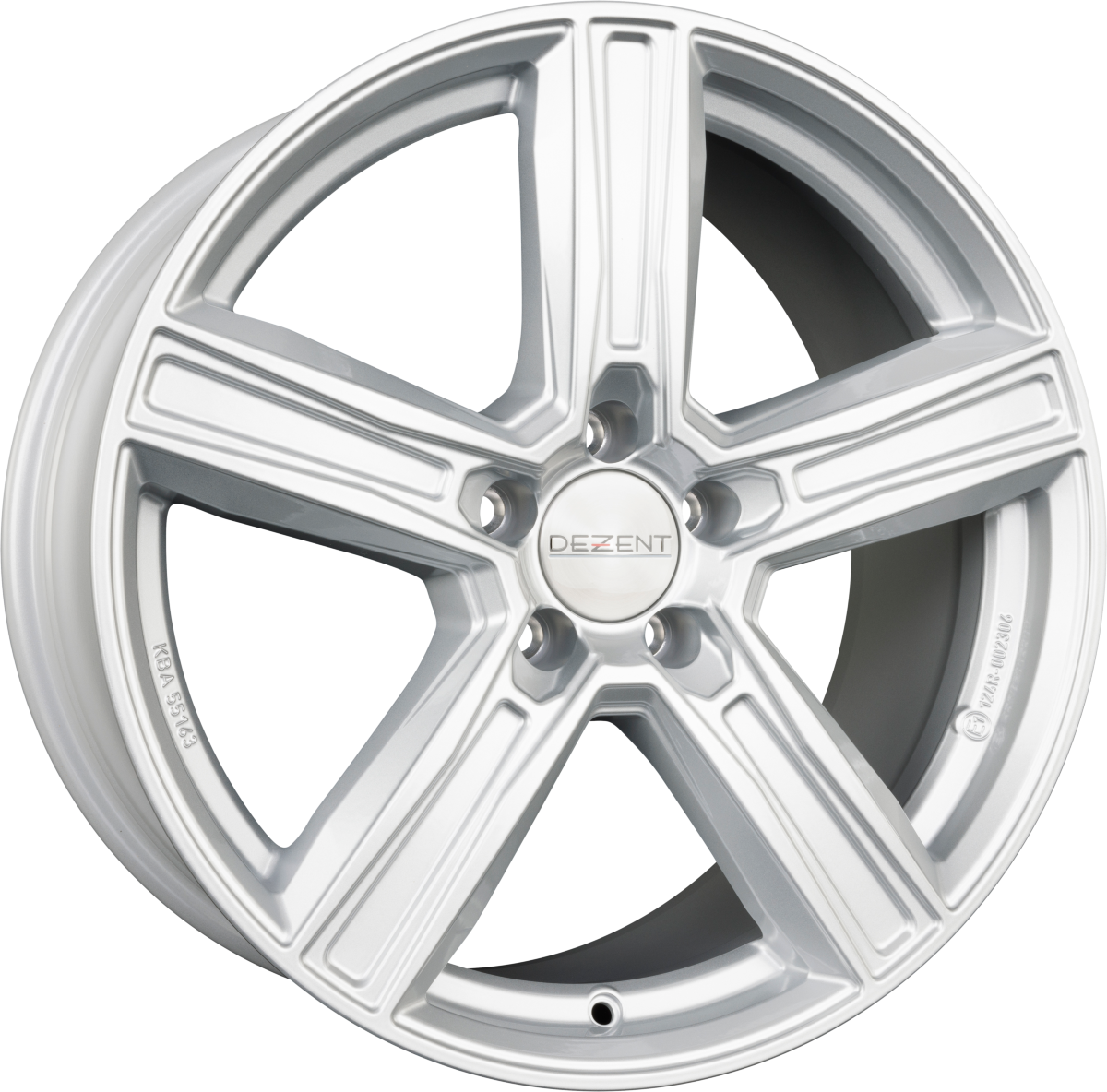 Dezent KG silver Alufelge 7.5x19 Zoll ET53.3 LK 5x112 ML66.6 – Bild 7
