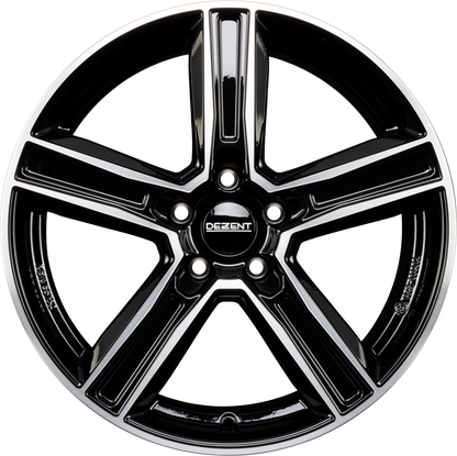 Dezent KG black/polished Alufelge 7.5x19 Zoll ET53.3 LK 5x112 ML66.6 – Bild 6