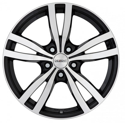 Dezent TC black polished 6x15 ET40 - LK5/114.3 ML71.6