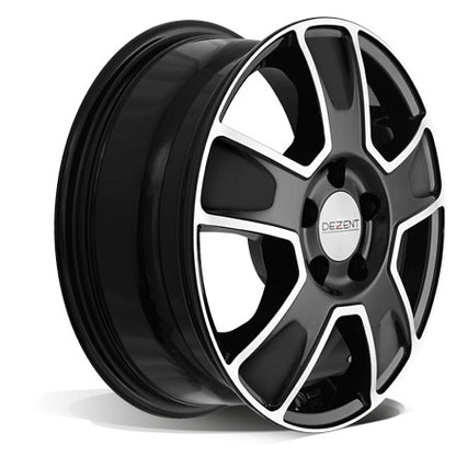 Dezent Van black polished 6.5x16 ET68 - LK5/130 ML78.1