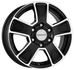 Dezent Van black polished Alufelge 6.5x16 Zoll ET62 LK 6x130 ML84.1