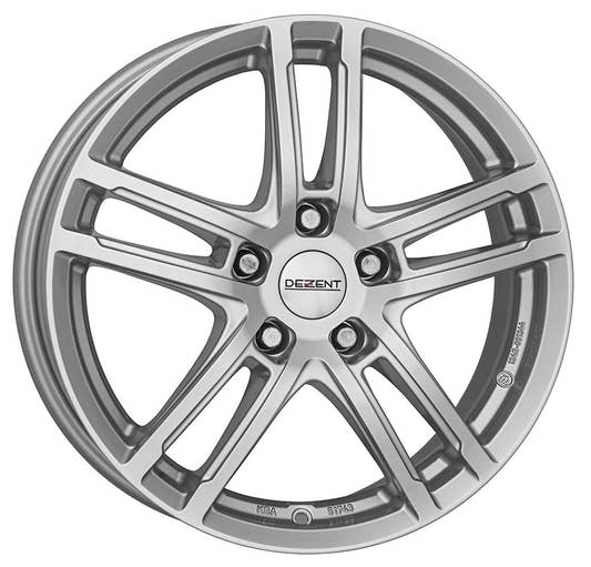 Dezent TZ silver 6.5x16 ET49 - LK5/112 ML66.6