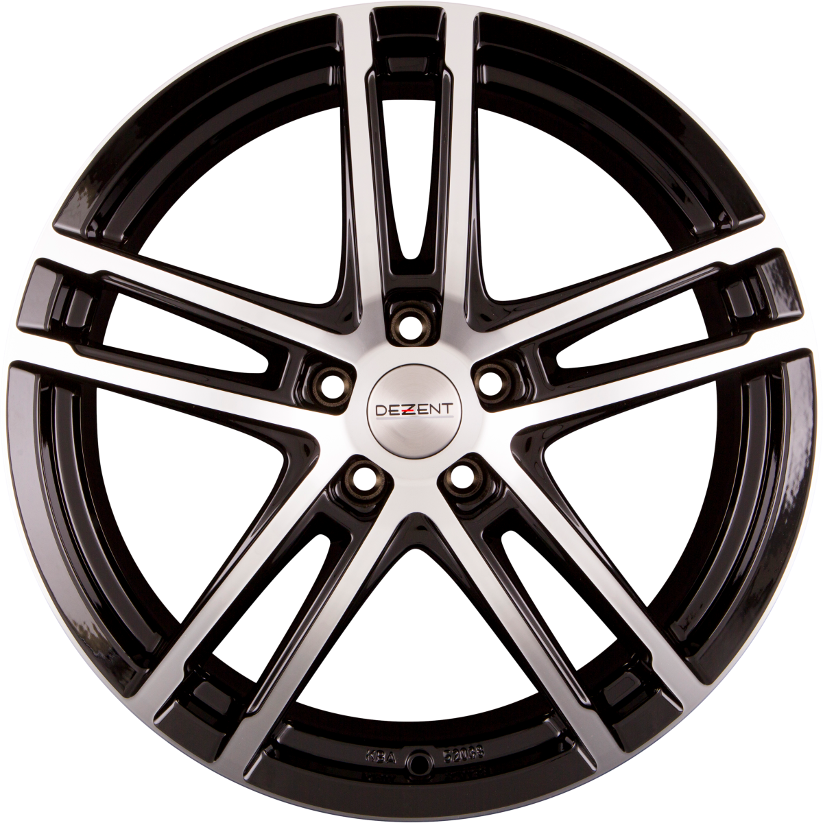 Dezent TZ DARK - Black Polished Alufelge 7.5x17 Zoll ET55 LK 5x108 ML63.4