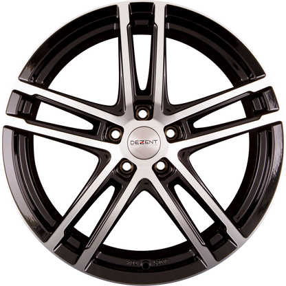 Dezent TZ DARK - Black Polished Alufelge 7.5x17 Zoll ET55 LK 5x108 ML63.4